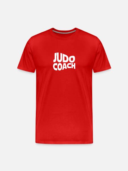 Judo Coach Motivational Sprint - Men's Premium Organic T-Shirt - red