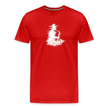 jazz - T-shirt bio Premium Homme - rouge - Devant - Damien (186cm)