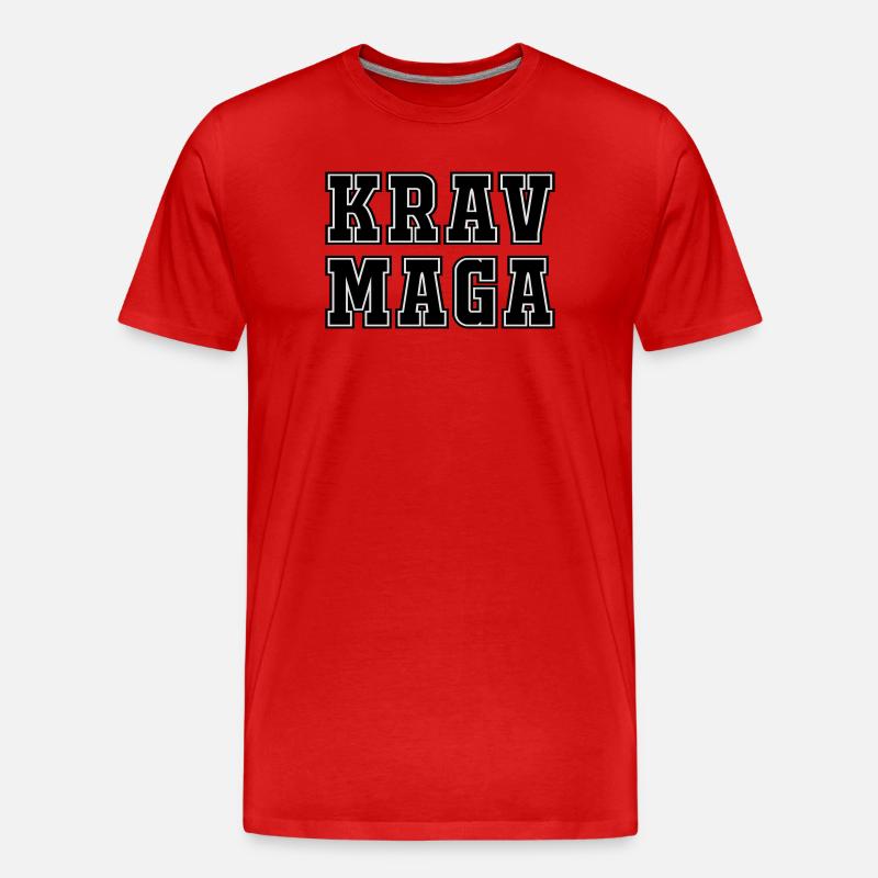 Krav - Männer Premium Bio T-Shirt - Rot