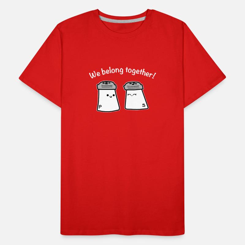 Relation d'amour sel poivre T-shirt bio Premium Homme