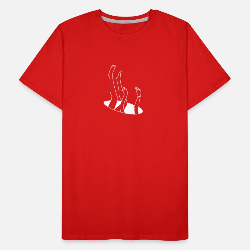 Piège à trous Illusion d'optique T-shirt bio Premium Homme