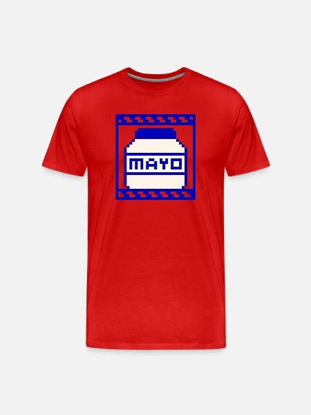 Mayo - Men's Premium Organic T-Shirt - red