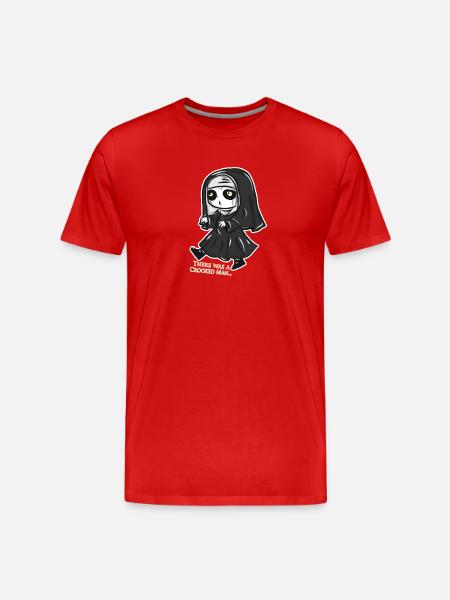 Valac nun halloween gift - Men's Premium Organic T-Shirt - red