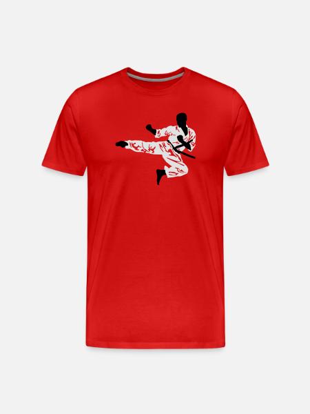karate_3 - Men's Premium Organic T-Shirt - red