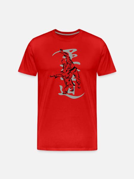 Projection martiale - T-shirt bio Premium Homme - rouge