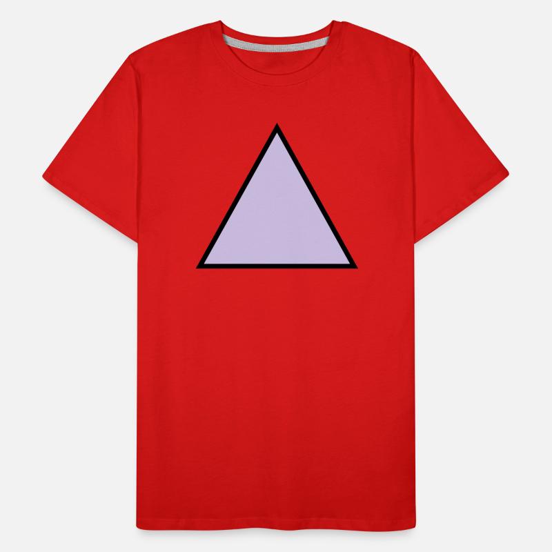 forme de triangle hippie triangle T-shirt bio Premium Homme