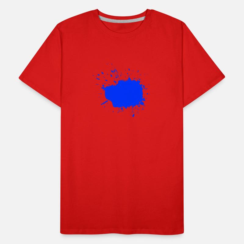 tache de couleur T-shirt bio Premium Homme