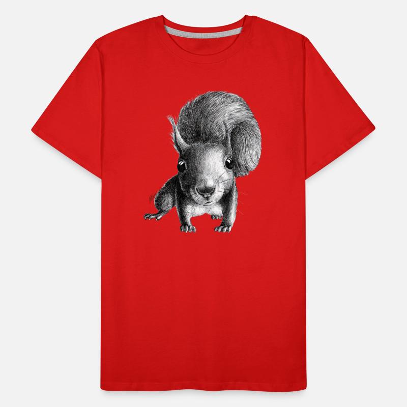Eichhörnchen Männer Premium Bio T-Shirt