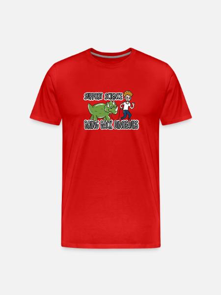 science - T-shirt bio Premium Homme - rouge