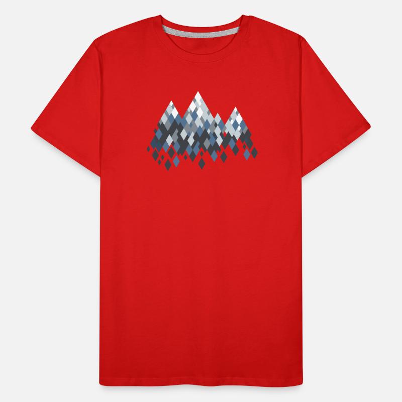Berge Männer Premium Bio T-Shirt