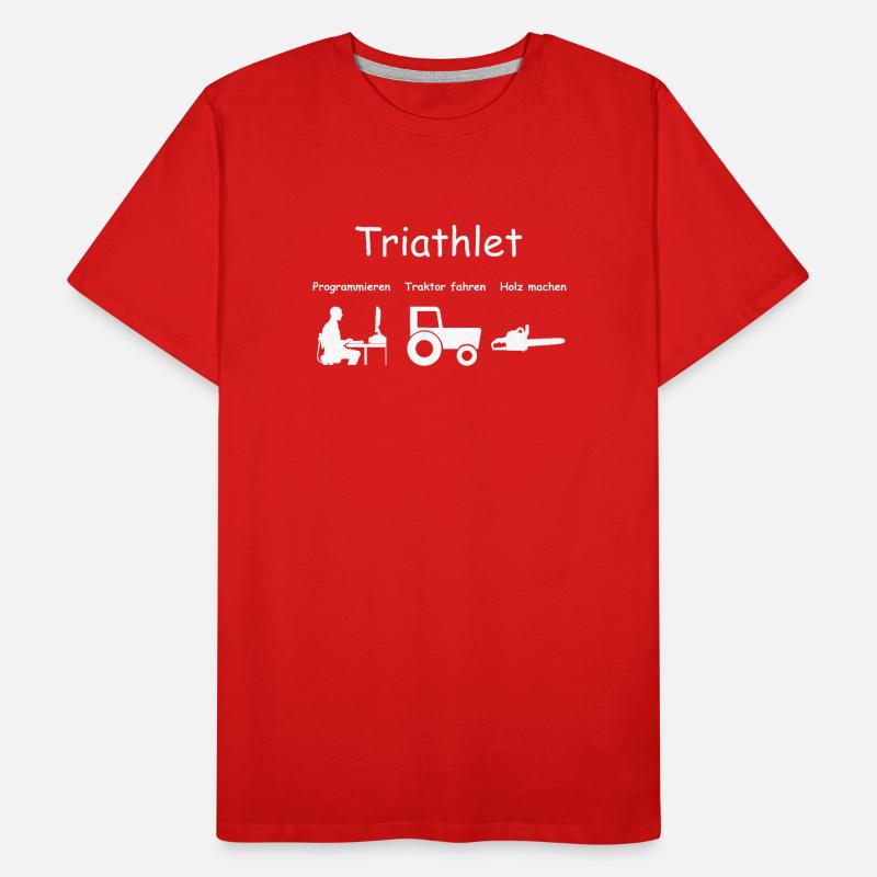 Triathlet by Le&Je Männer Premium Bio T-Shirt