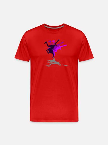 Hip Hop - Men's Premium Organic T-Shirt - red