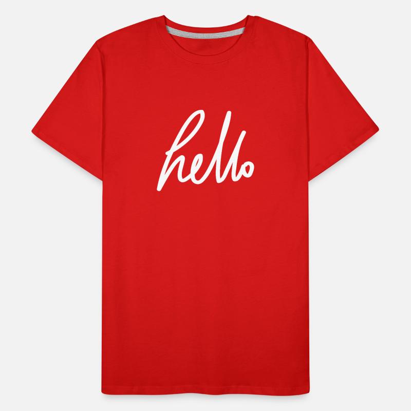 bonjour T-shirt bio Premium Homme
