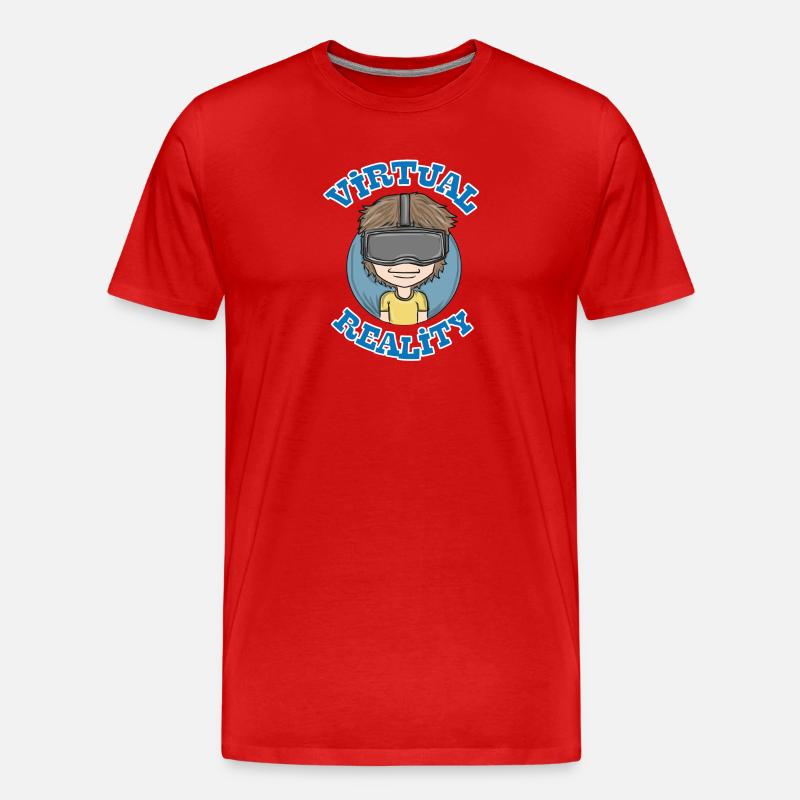 Cadeau de jeu - T-shirt bio Premium Homme - rouge