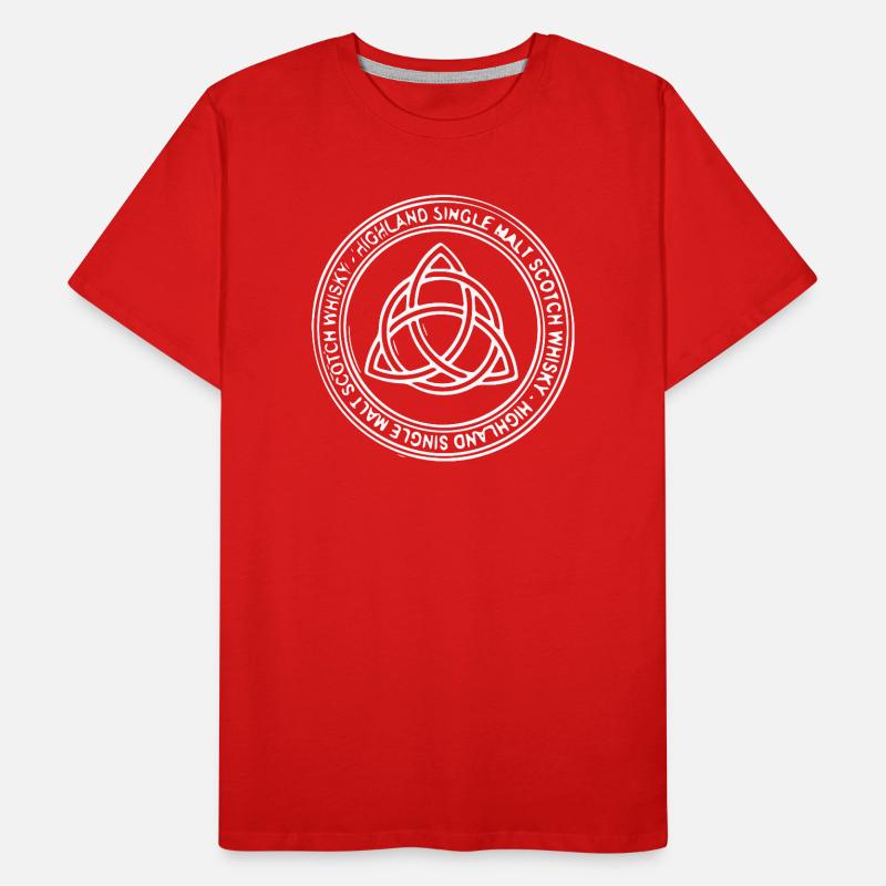 Highland Scotch Whisky - Conception de whisky T-shirt bio Premium Homme