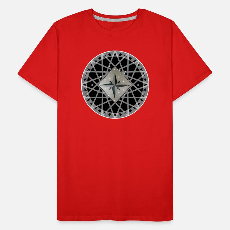 Wind Rose Men's Premium Organic T-Shirt