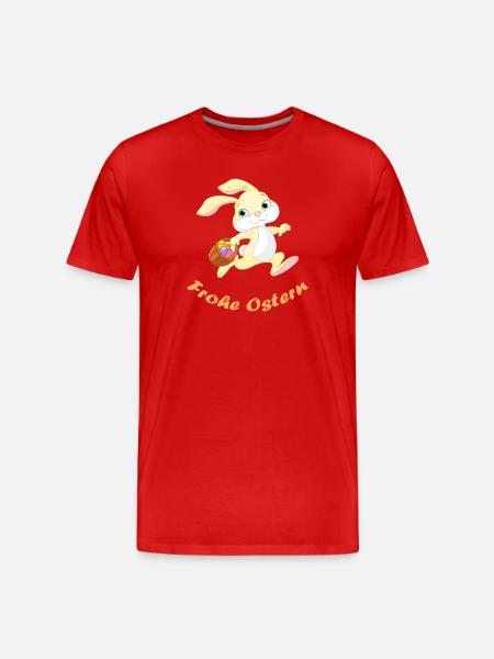 Easter - Men's Premium Organic T-Shirt - red