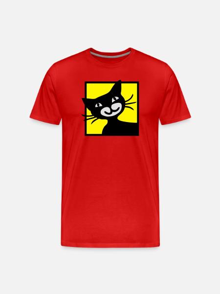 Chat - T-shirt bio Premium Homme - rouge