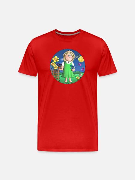 Nature lovers - Men's Premium Organic T-Shirt - red