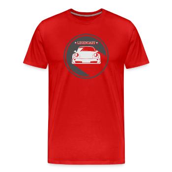Voitures Voiture Legend Oldtimer Sports Car - T-shirt bio Premium Homme - rouge - Devant - Damien (186cm)