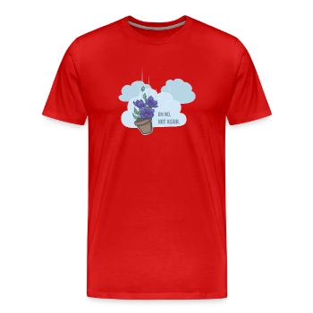 Oh no, not again! - T-shirt bio Premium Homme - rouge - Devant - Damien (186cm)