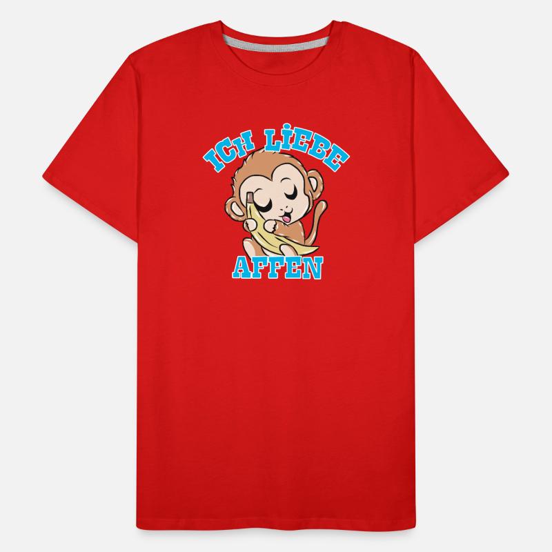 Affen Männer Premium Bio T-Shirt