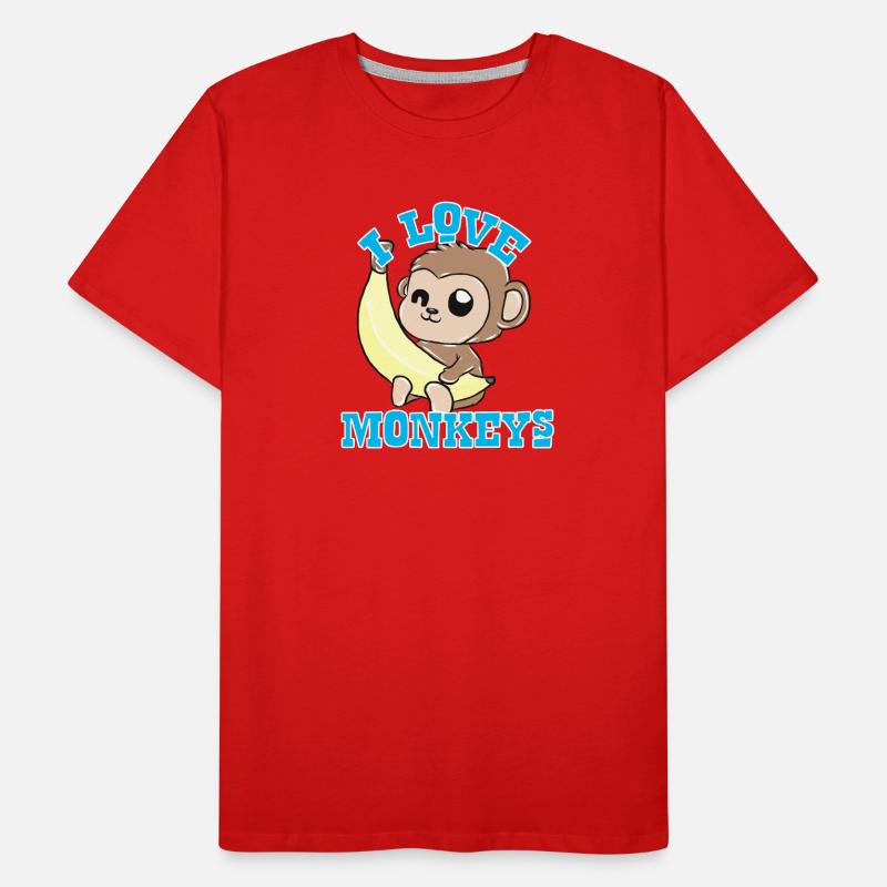 monkeys Men's Premium Organic T-Shirt