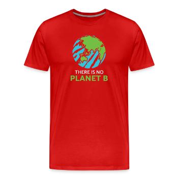Climate protection environment planet earth climate climate policy - Men's Premium Organic T-Shirt - red - Front - Damien (186cm)