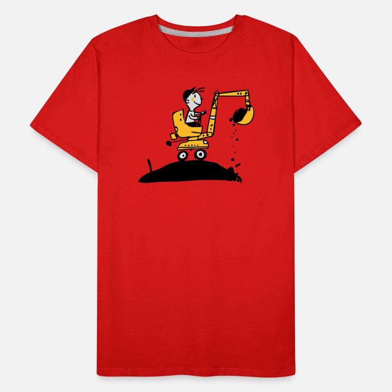 pelleteuse T-shirt bio Premium Homme