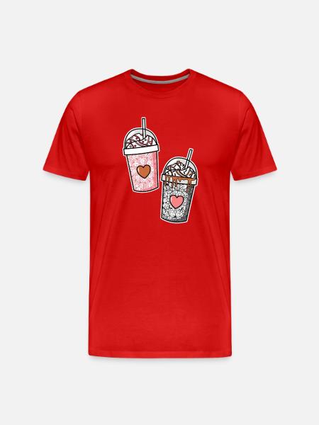 Friendship - Men's Premium Organic T-Shirt - red