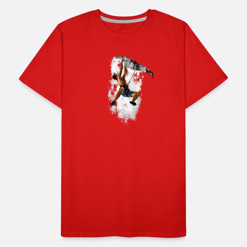 climbing Men's Premium Organic T-Shirt