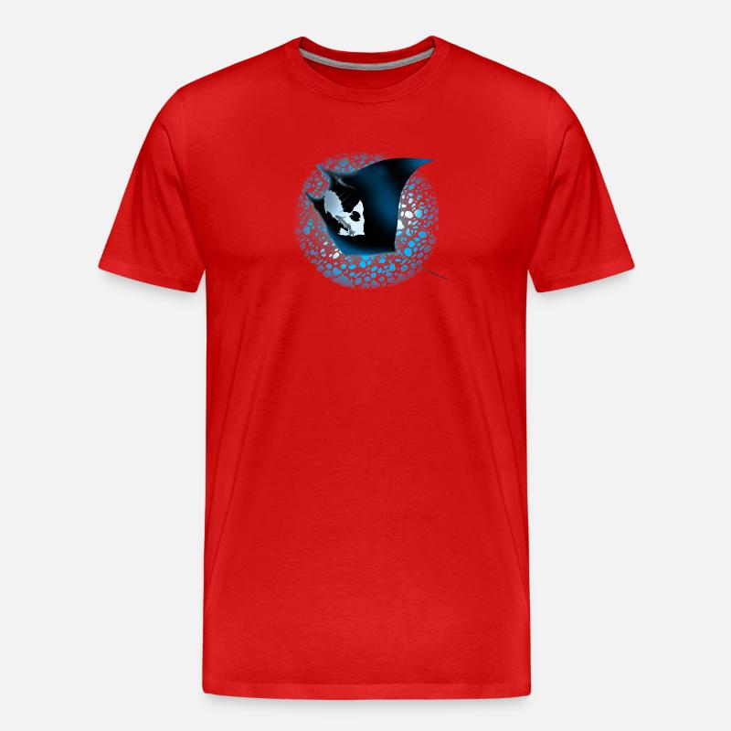 Manta - Männer Premium Bio T-Shirt - Rot