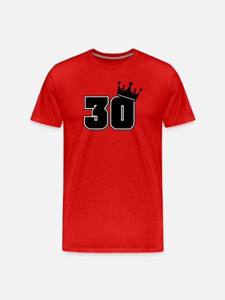 30 - Men's Premium Organic T-Shirt - red