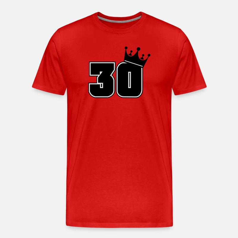30 - Männer Premium Bio T-Shirt - Rot