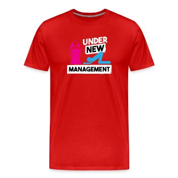 Bachelor bachelorette fête de mariage - T-shirt bio Premium Homme - rouge - Devant - Damien (186cm)