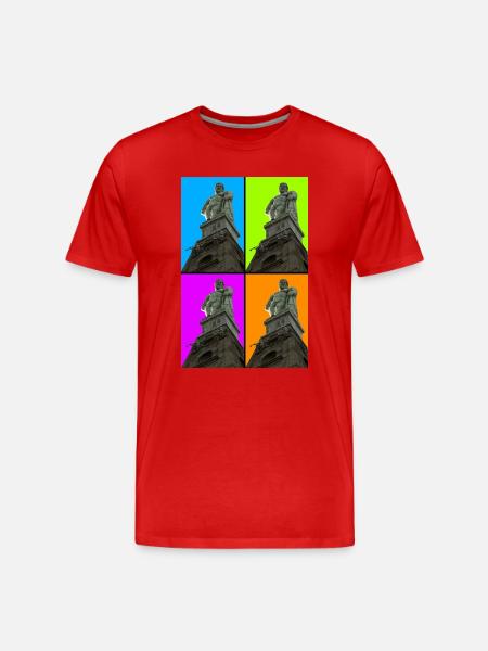 Herkules - Kassel - Männer Premium Bio T-Shirt - Rot