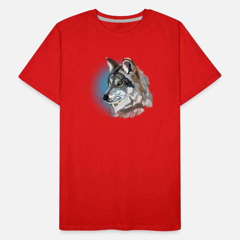 Loup T-shirt bio Premium Homme