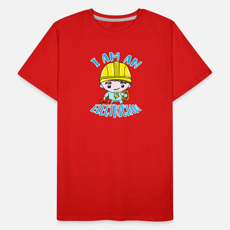Elektriker Männer Premium Bio T-Shirt
