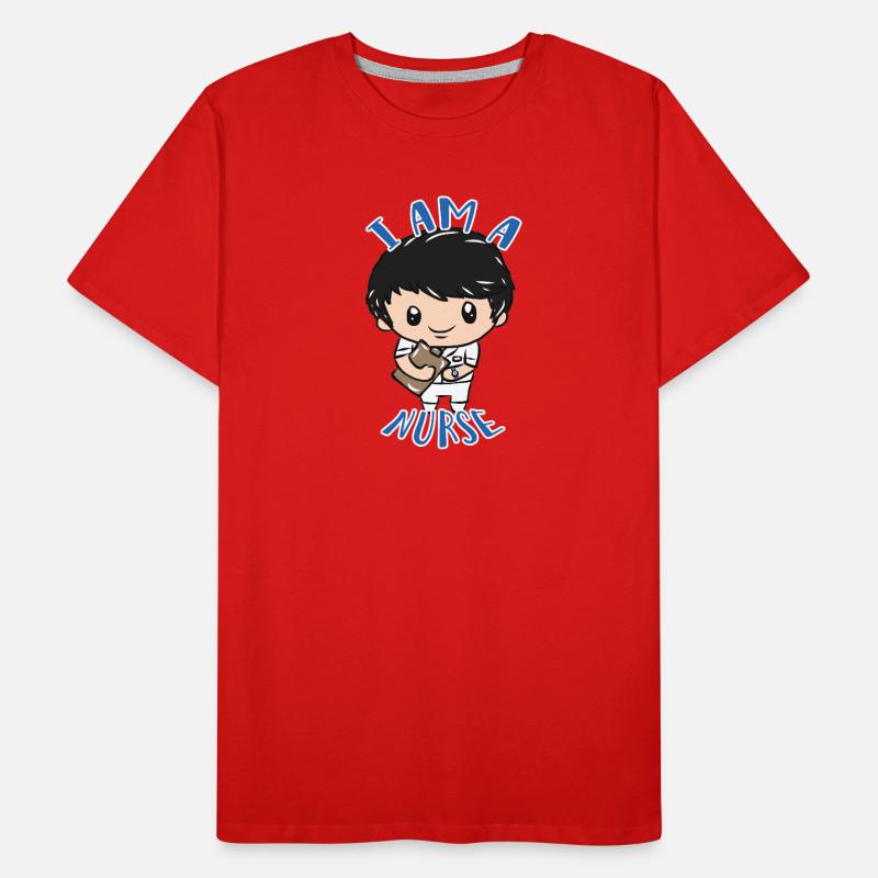 Krankenpfleger Männer Premium Bio T-Shirt