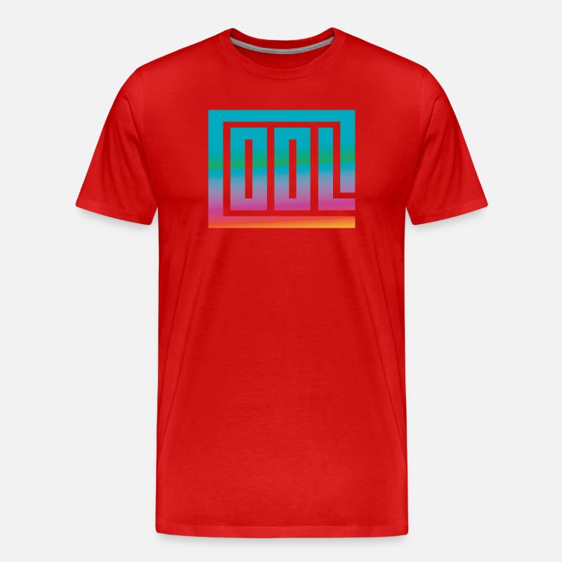 COOL - Männer Premium Bio T-Shirt - Rot
