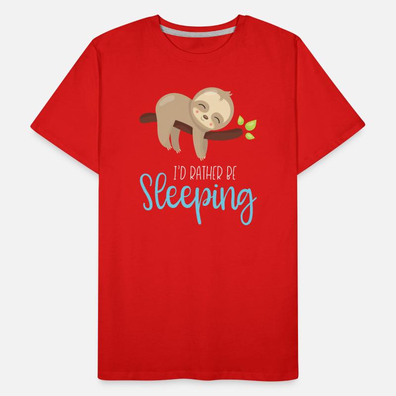 I’d Rather Be Sleeping Men's Premium Organic T-Shirt