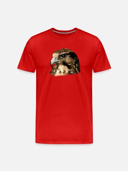 faucon - T-shirt bio Premium Homme - rouge
