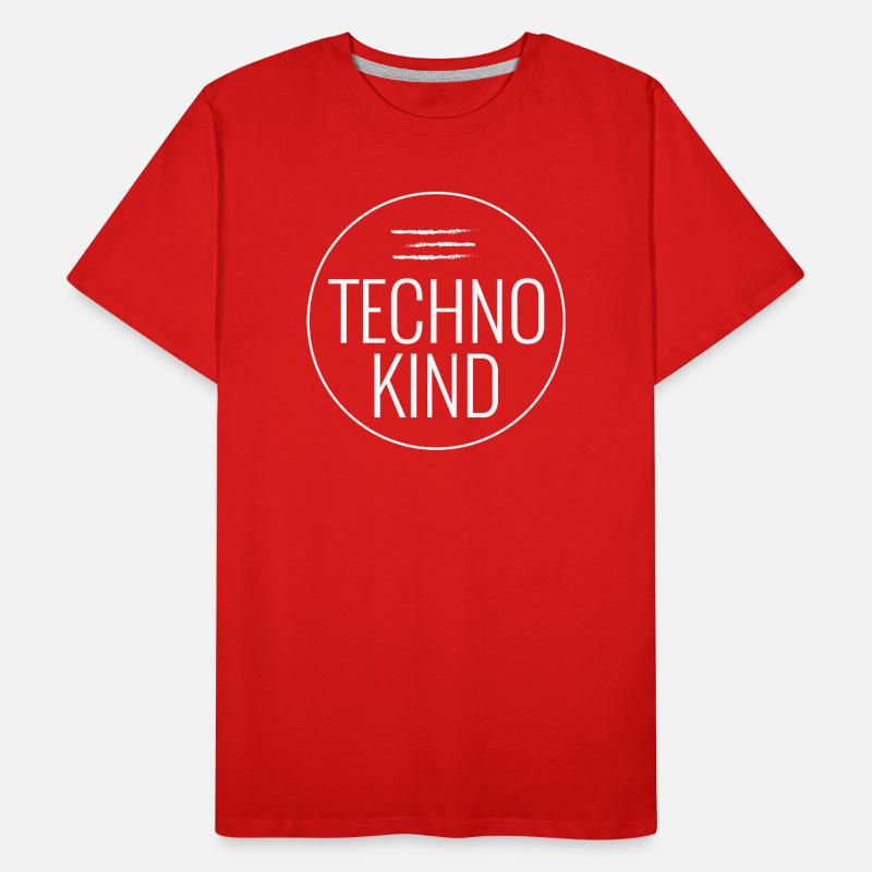 Techno kid T-shirt bio Premium Homme