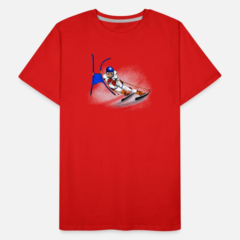 Ski T-shirt bio Premium Homme