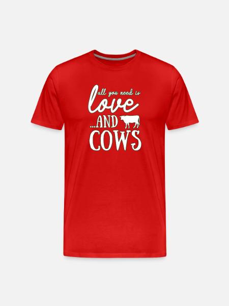 Farmer - Men's Premium Organic T-Shirt - red