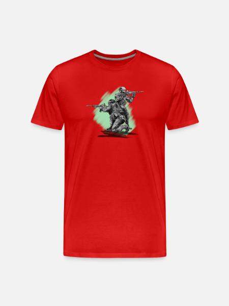 Special Forces - T-shirt bio Premium Homme - rouge