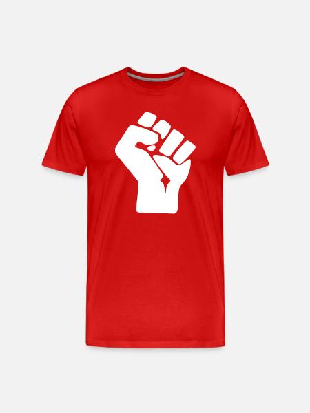 fist - Men's Premium Organic T-Shirt - red