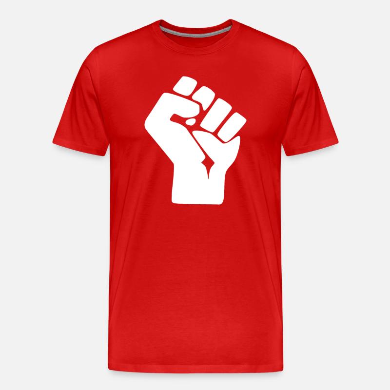 Faust - Männer Premium Bio T-Shirt - Rot
