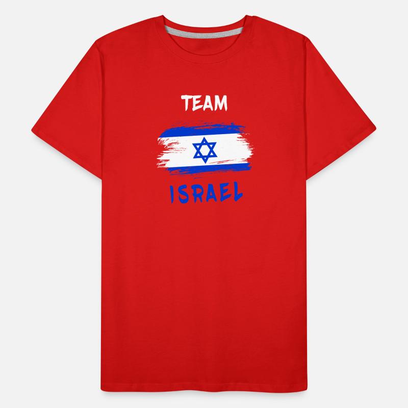 Équipe Israël / Drapeau T-shirt bio Premium Homme