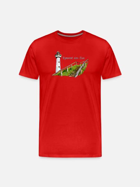 lighthouse - T-shirt bio Premium Homme - rouge